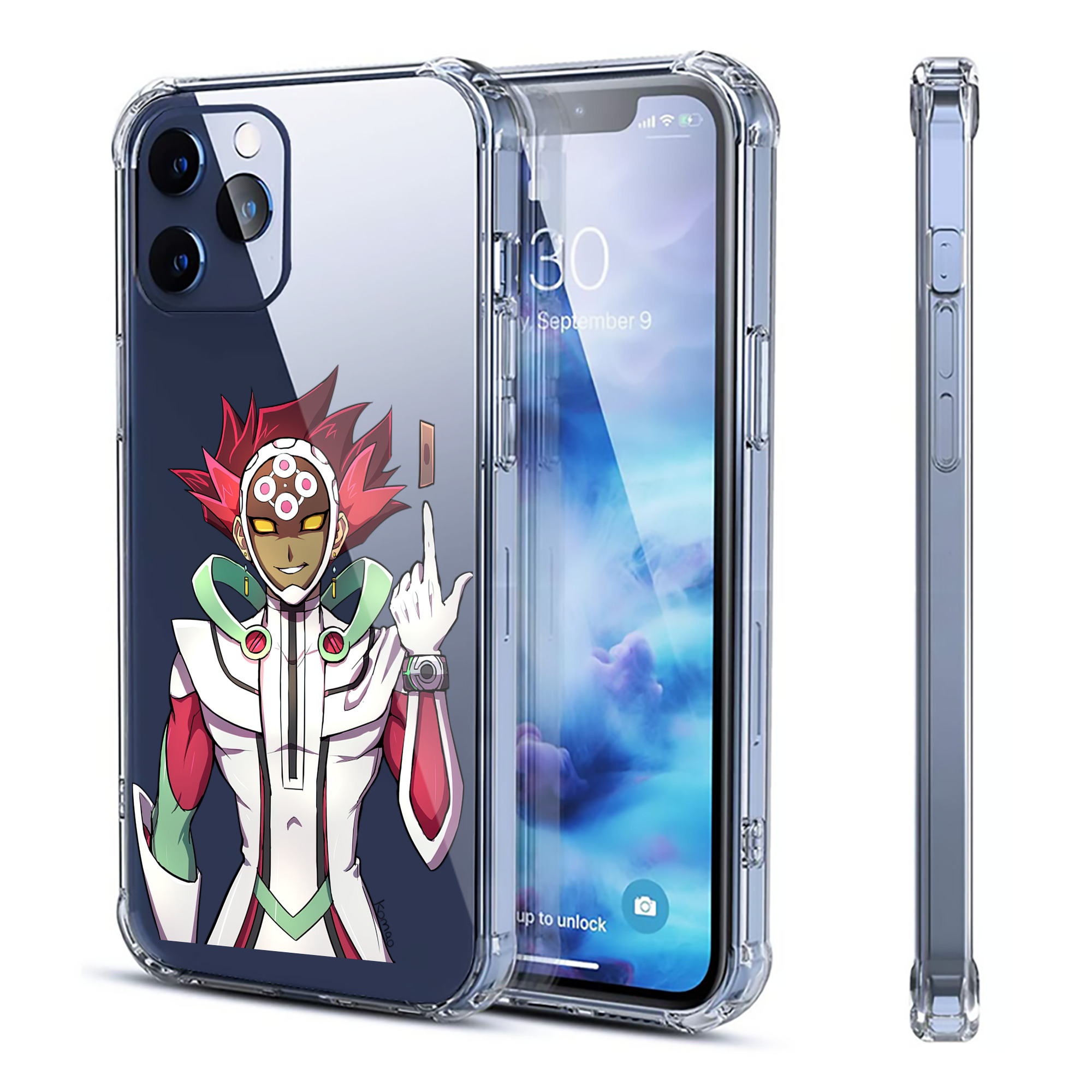 （画像用） 遊☆戯☆王 Yu-Gi-Oh! 【iPhone 12シリーズ対応】透明スマホケース（クリアソフトケース）